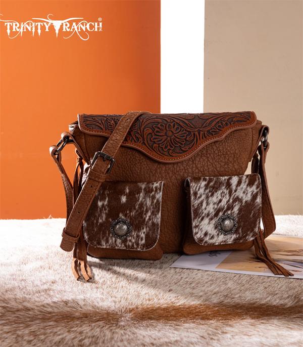 Trinity Ranch Brown Embossed Crossbody