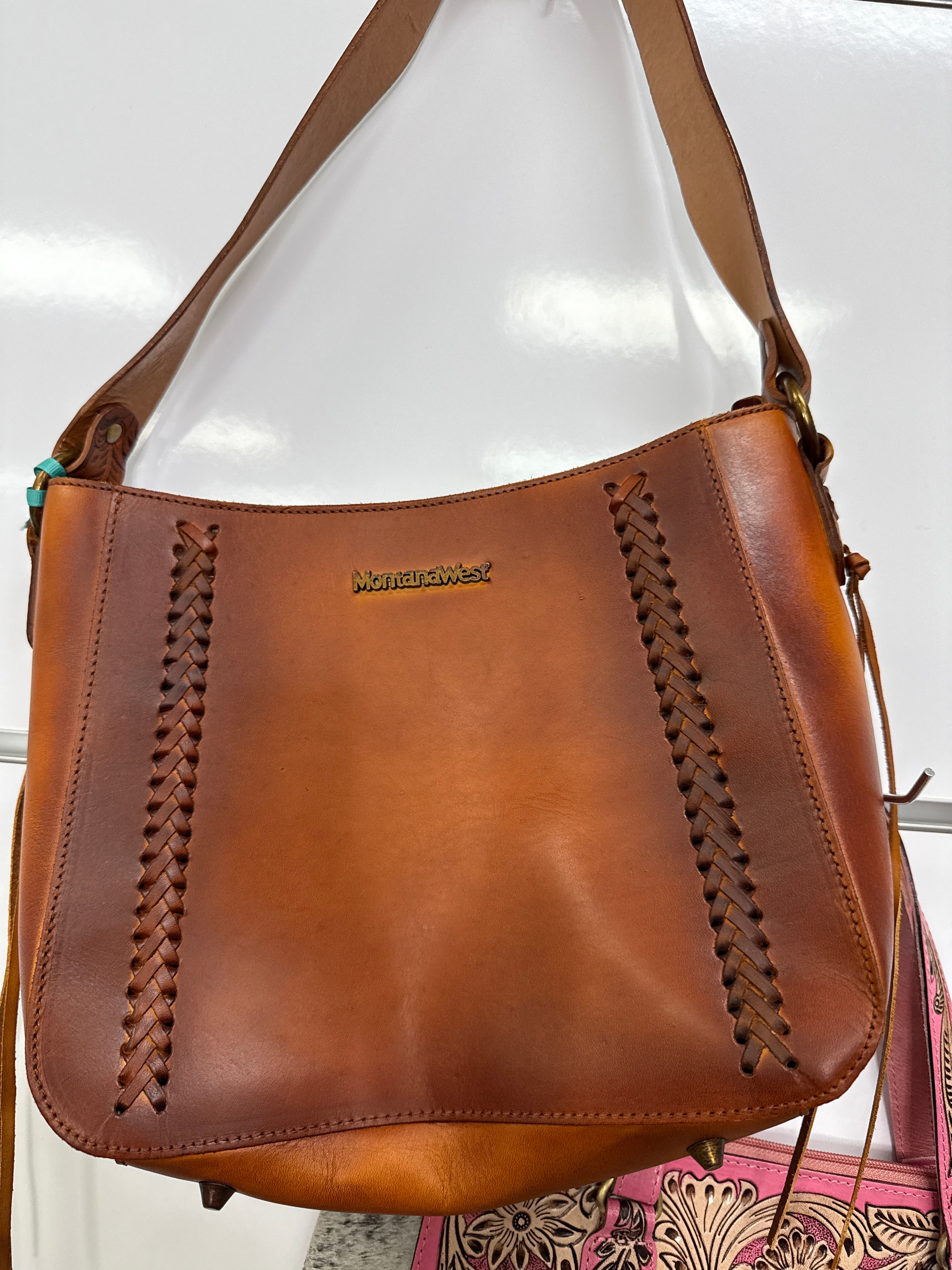 Brown Leather Shoulder Bag
