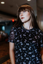 Hills Gold Mesh Dress