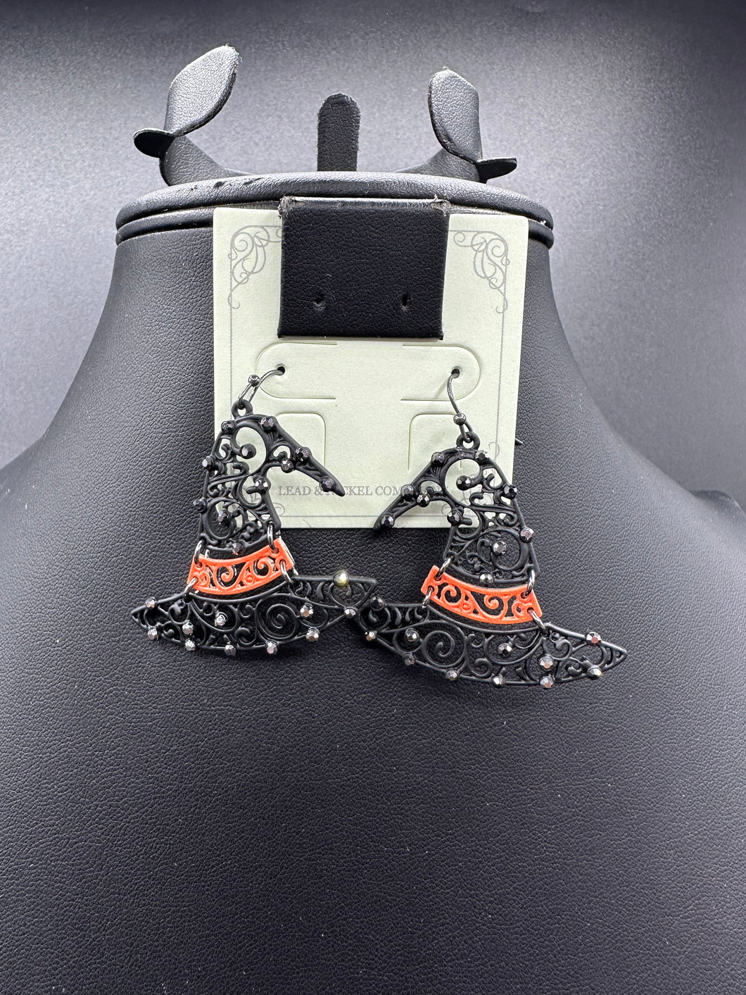 Witches Hat Halloween Fishhook Earrings