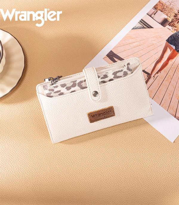 Wrangler White Leopard Wallet