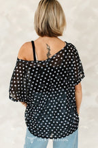 Horse Polka Dot Horse Mesh Top