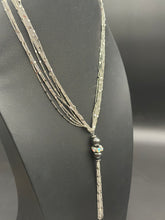 Load image into Gallery viewer, Crystal Pearl Y Necklace
