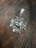 Black Western Cross Pendant