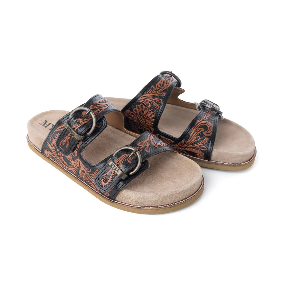 Canyon Ember Tooled Sandals