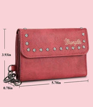 Load image into Gallery viewer, Wrangler Studded Wallet - Red
