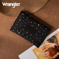Wrangler Black Denim Rhinestone Wallet