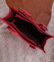 Load image into Gallery viewer, Wrangler Red Embossed Croc Tote
