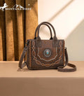 Montana West Brown Concho Mini Crossbody Purse