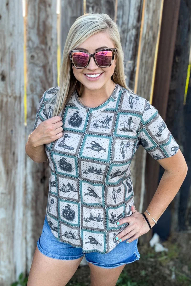 Western World Crew Tee