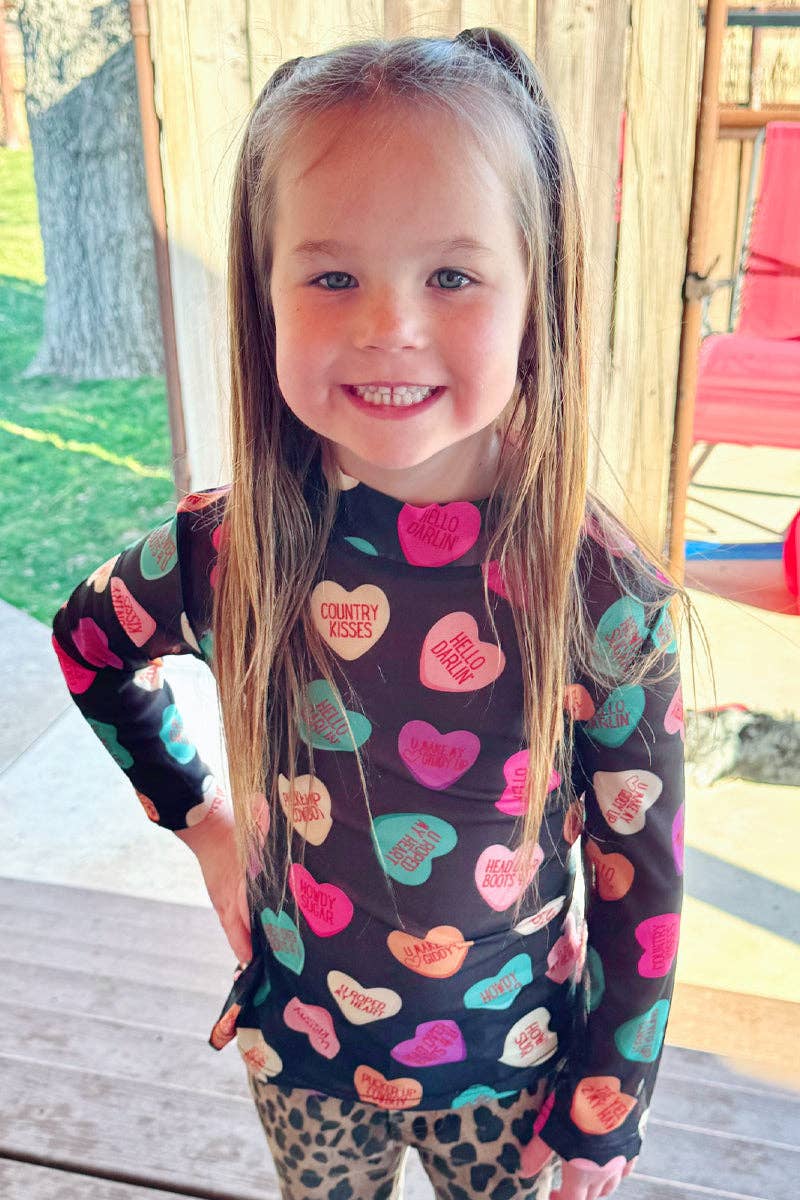 Cowboy Sweetheart Mesh Top KIDS