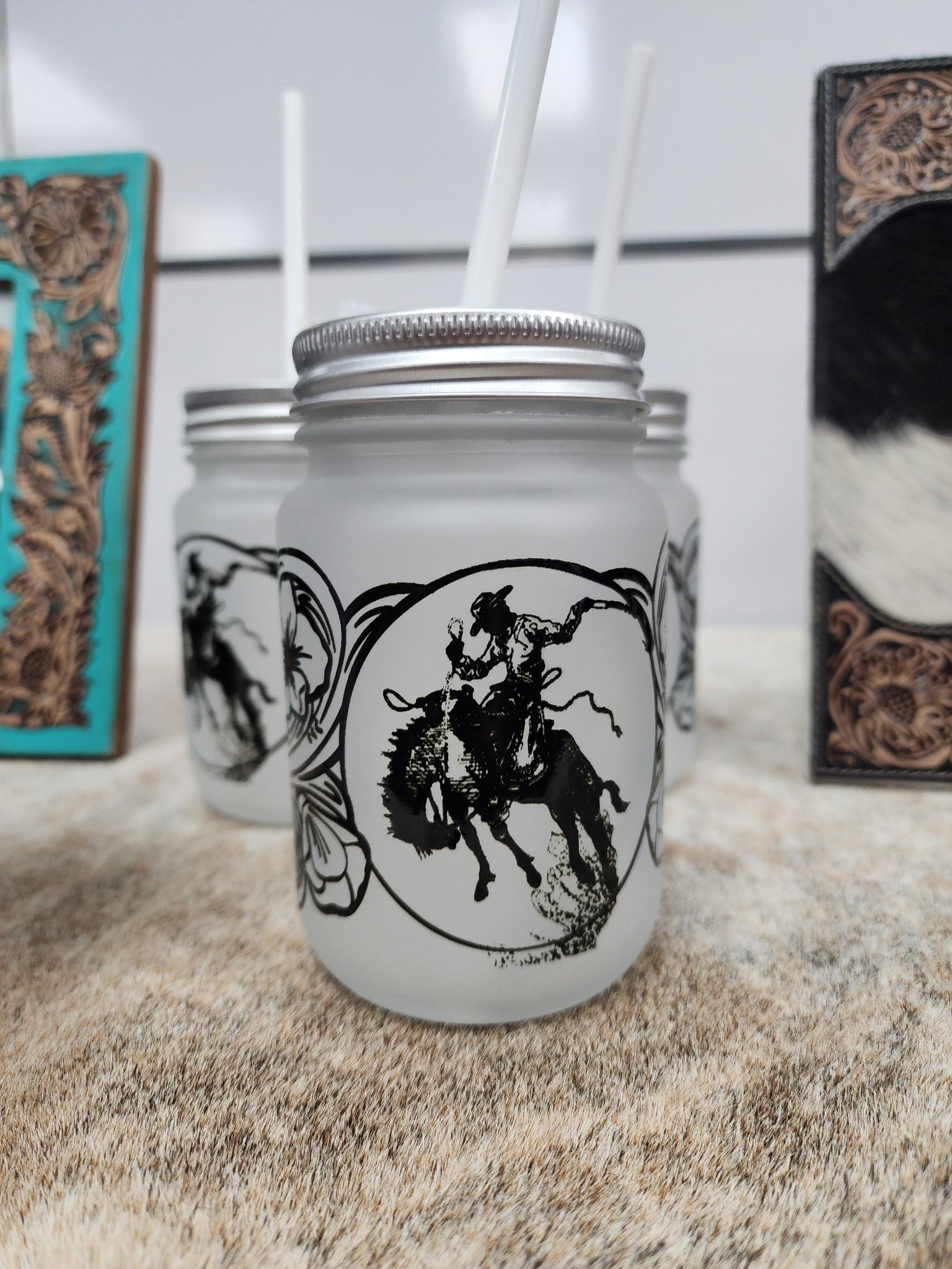Frosted Bronc Mason Cup