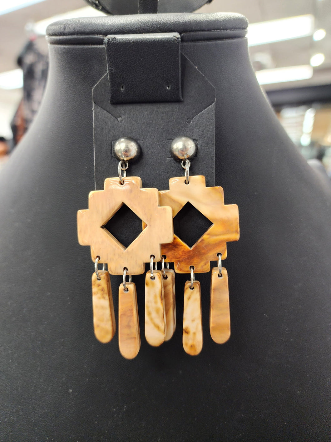 Aledo Brown Post Earrings