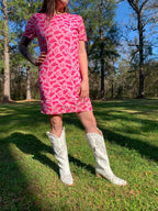 Blush & Bashful Mesh Dress