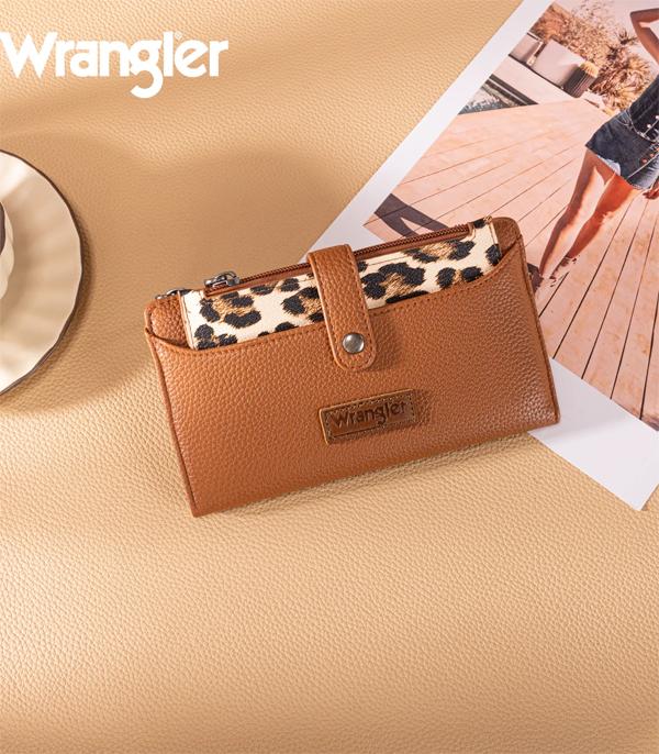 Wrangler Brown Leopard Wallet