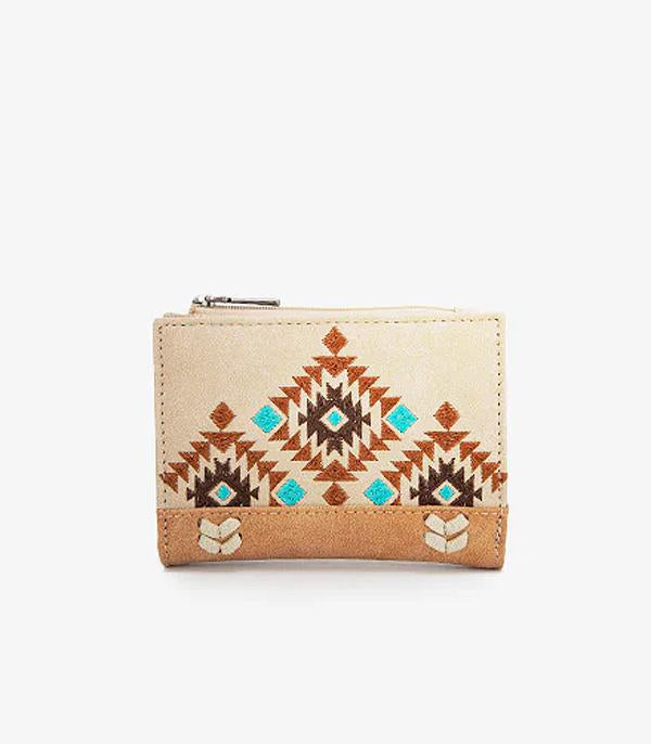 Montana West Tan Aztec Wallet