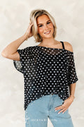 Horse Polka Dot Horse Mesh Top