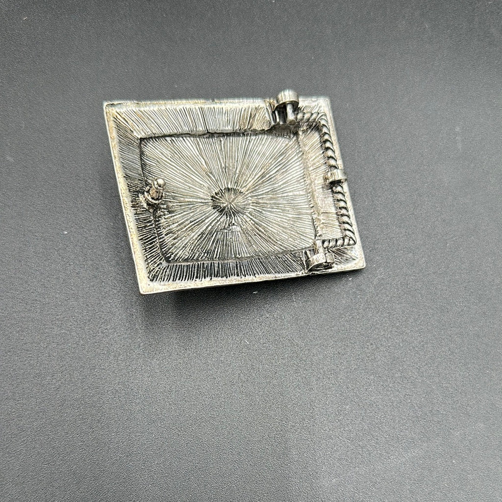 Turquoise Concho Inspired Belt Buckle