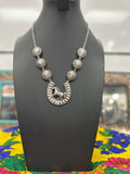 Horse Stamped Concho Necklace