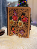 Hand Tooled Floral Butterfly Portfolio
