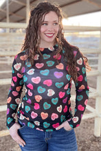 Load image into Gallery viewer, Cowboy Sweetheart Mesh Top
