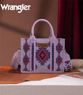 Wrangler Purple Southwestern Mini Tote Crossbody