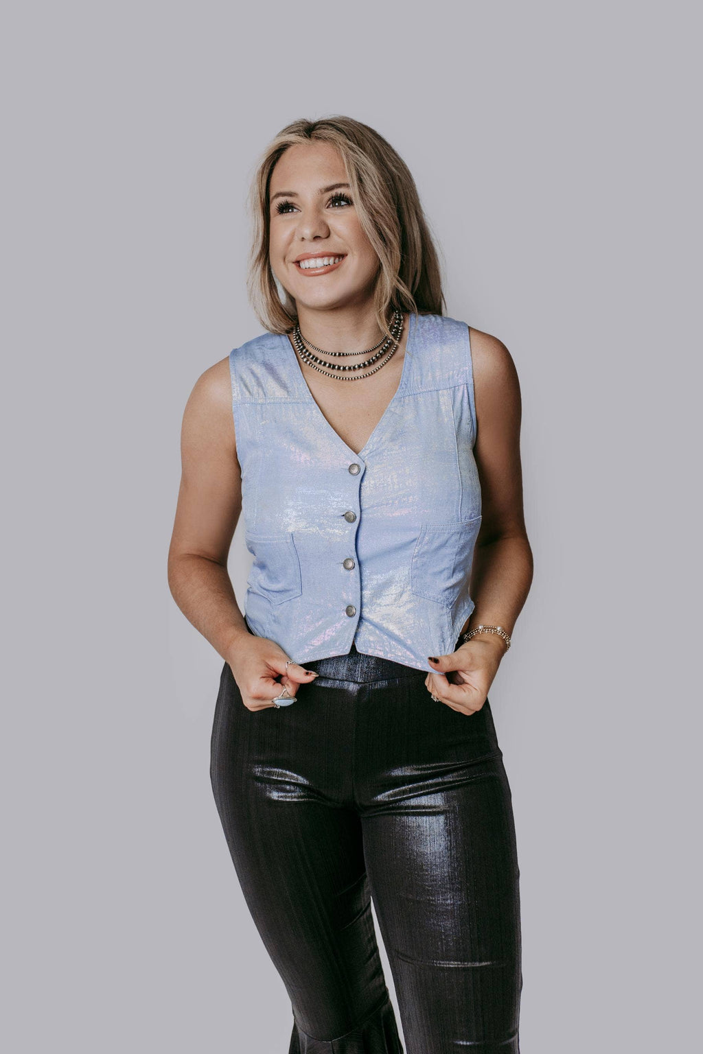 Metallic Vest