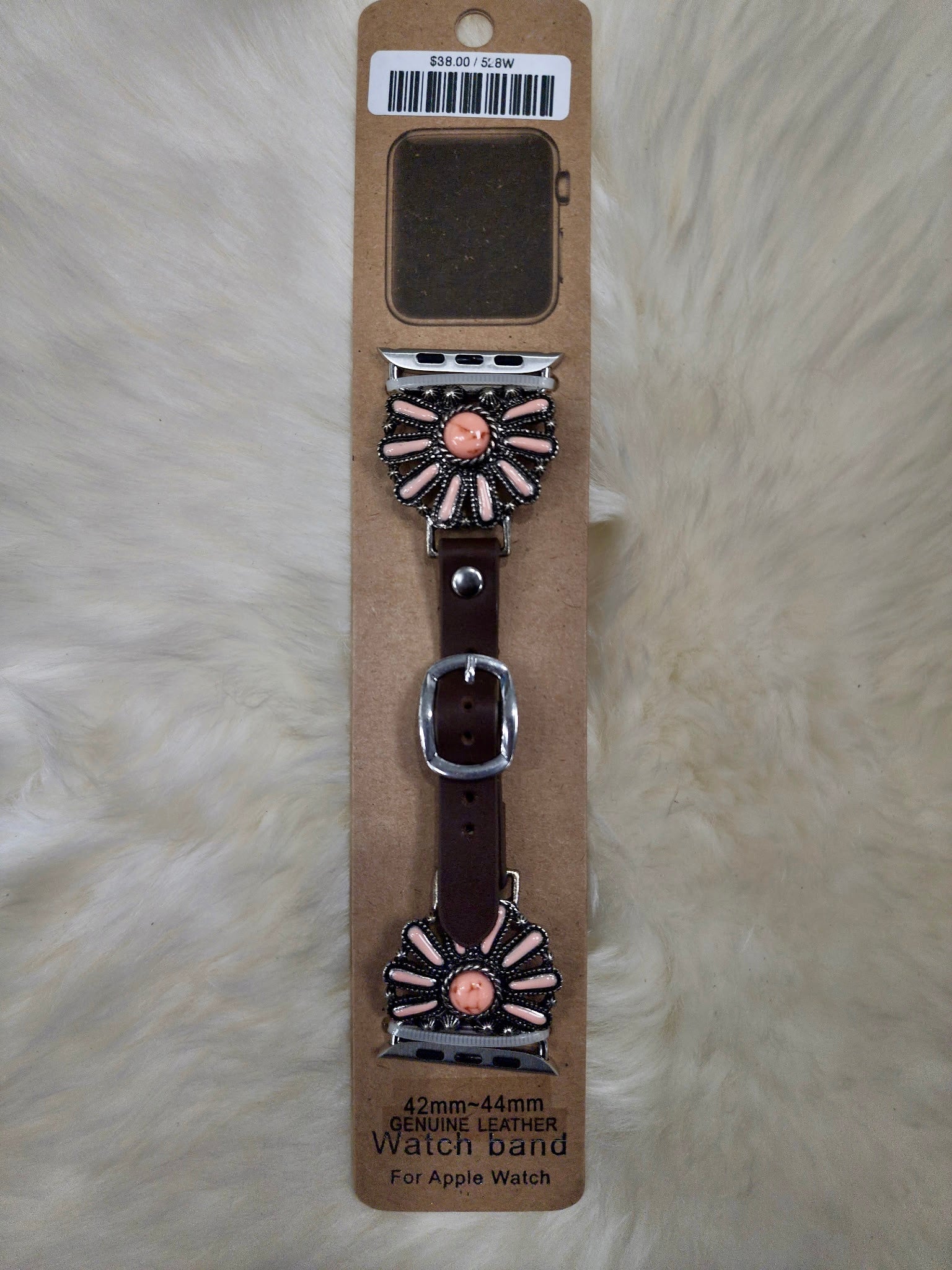 Peach Half Cluster Watch Band