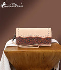 Montana West Ivory Embossed Wallet