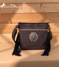 Montana West Black Embossed Aztec Crossbody Purse