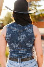 Wild West Denim Vest