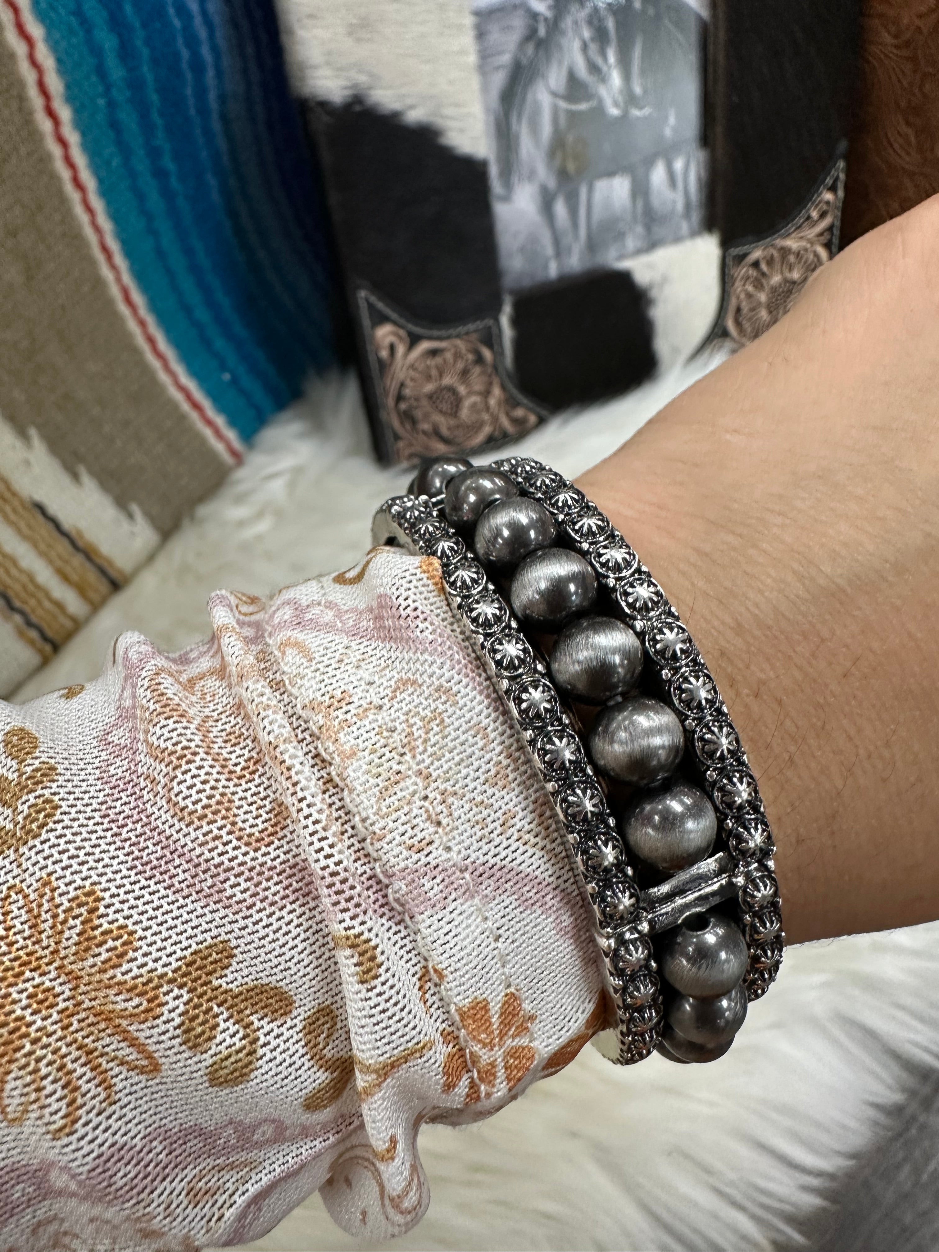 Pearl Bead Stretch Bracelet