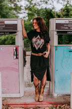 Desperado Sequin Tee Dress