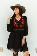 Red Hot In Boots Dress