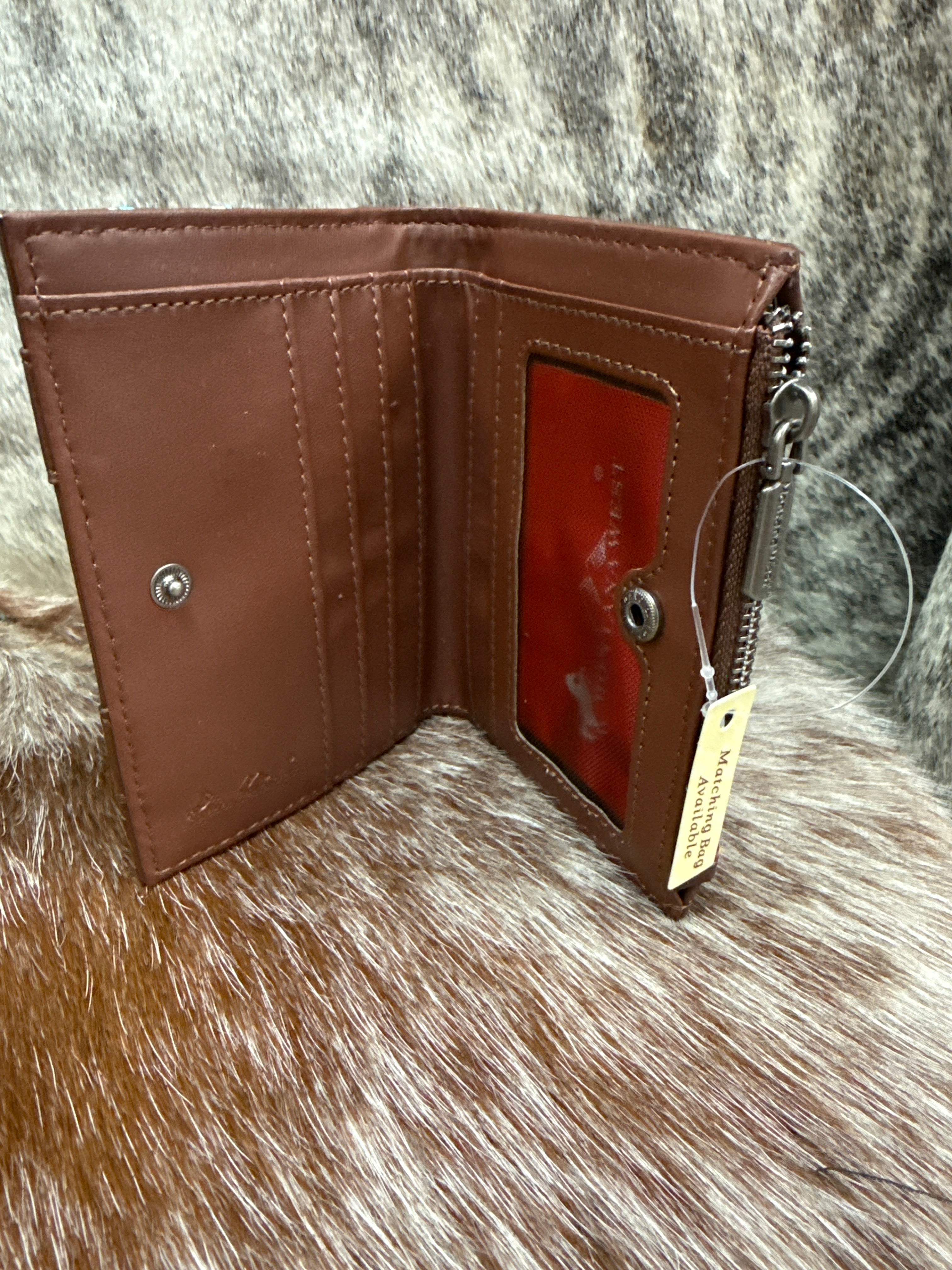 Montana West Brown Aztec Card Wallet