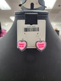 Sweet Heart Heart Fishhook Earrings