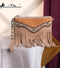 Montana West Tan Fringe Crossbody Purse