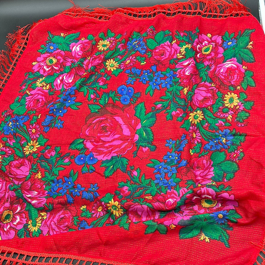 Asdzaa Scarf #6 Coral