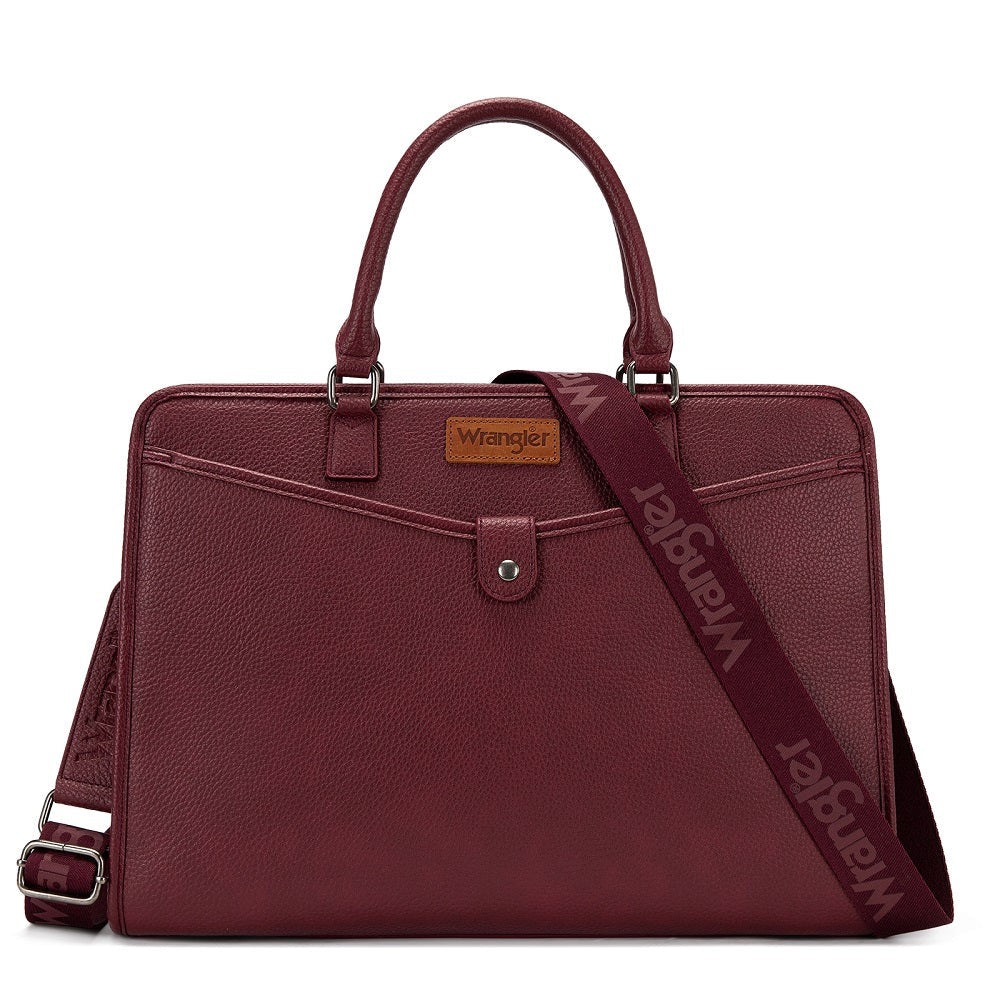 Burgundy Tote Work Bag