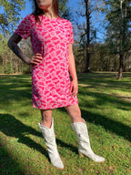 Blush & Bashful Mesh Dress