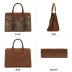 Leopard Print Tote Work Bag