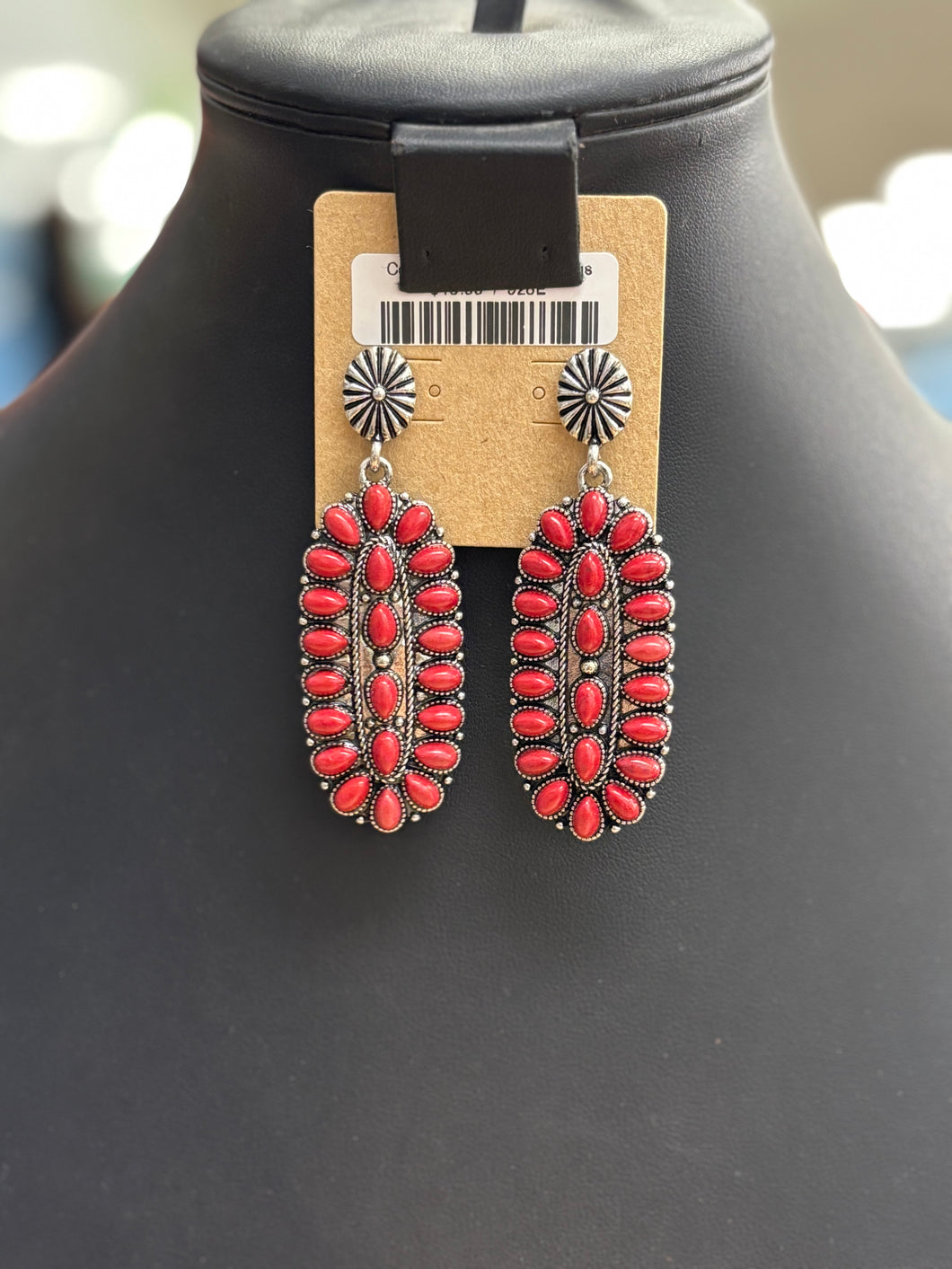 Coral Cluster Post Earrings