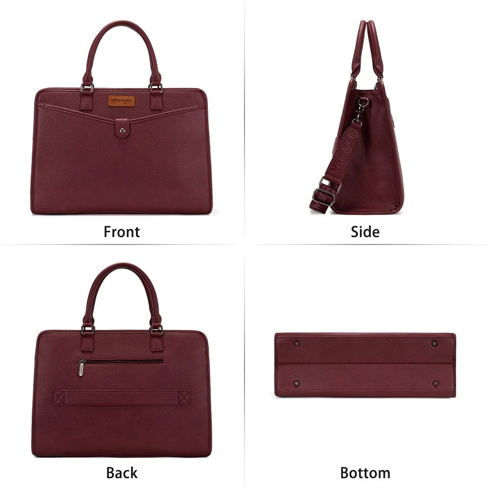 Burgundy Tote Work Bag