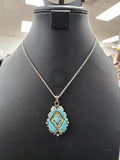 Asdzaa Style Aztec Pendant Necklace