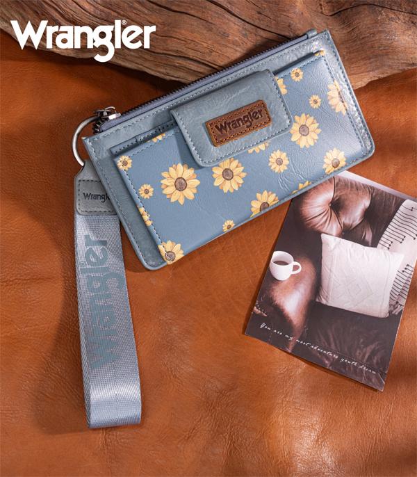 Wrangler Jean Sunflower Wallet Wristlet