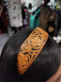 Floral Embossed Headband