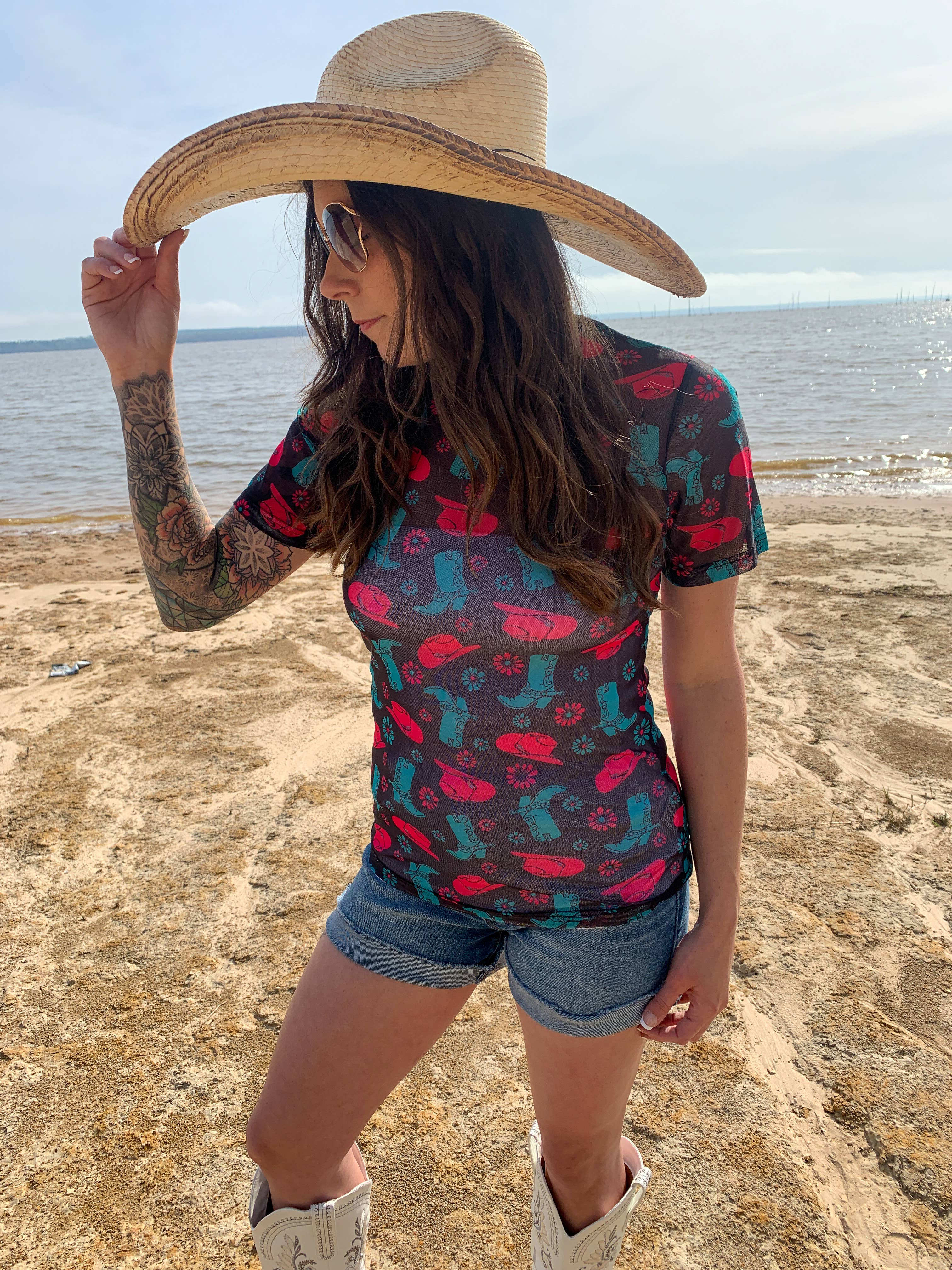 Dancehall Diva Mesh Top