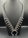 Silver Inspired Squash Blossom Necklace