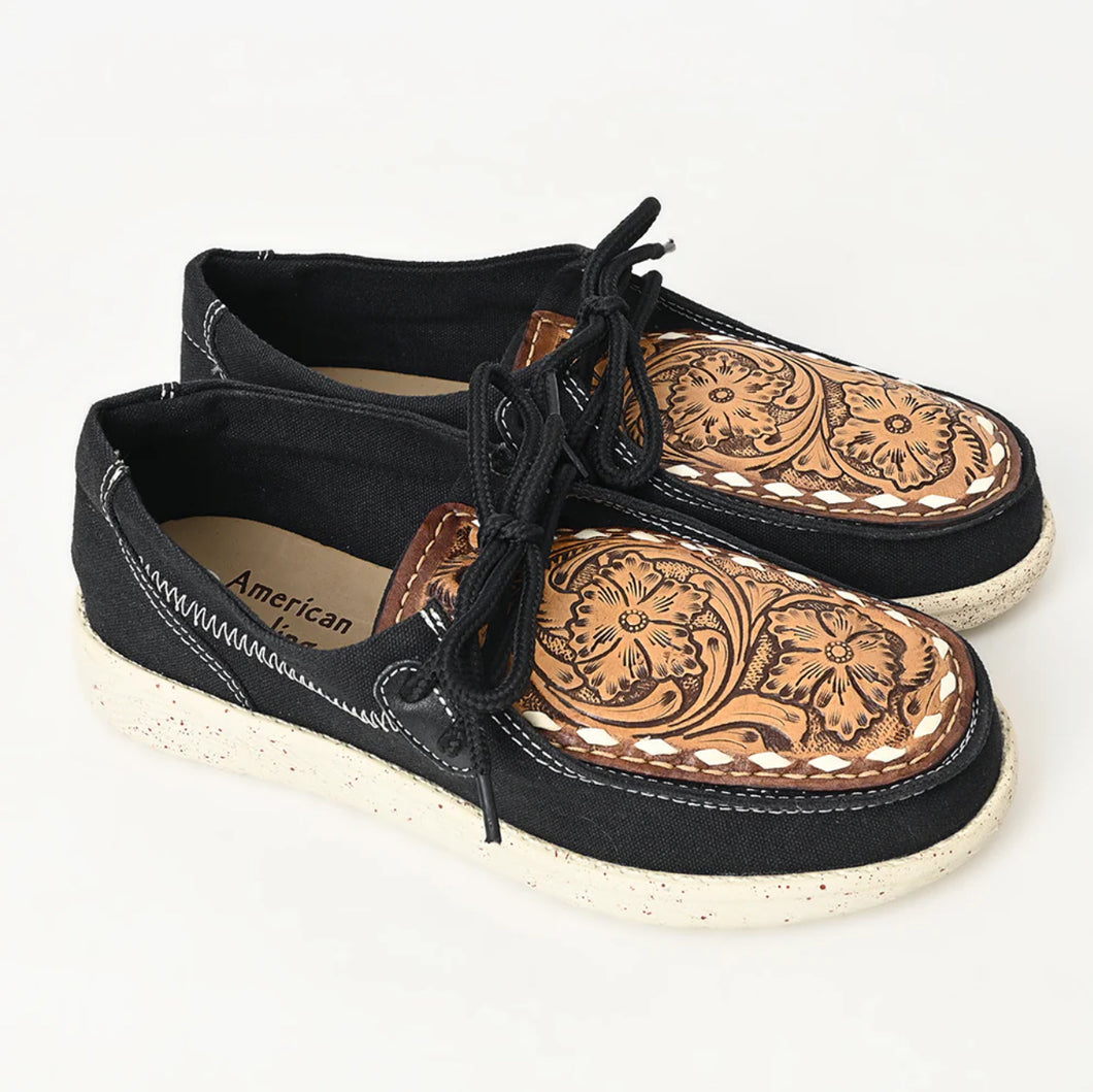 Hand Tooled Leather Shoes