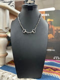 Pearl Horse Bit Necklace